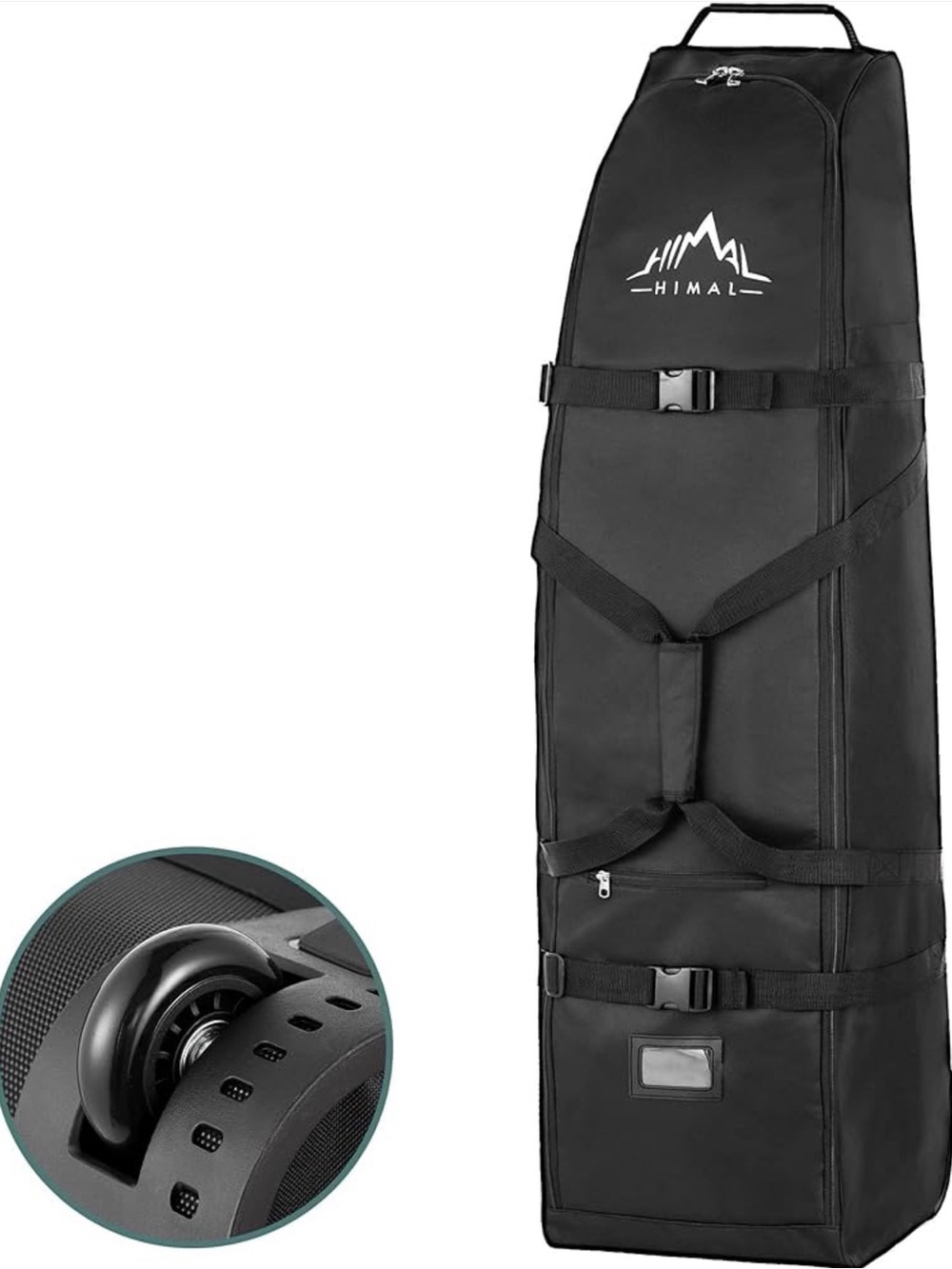 Himal Golf Travel Bag Wheels Heavy Duty 600D Oxford Padded Airline Approved NWT